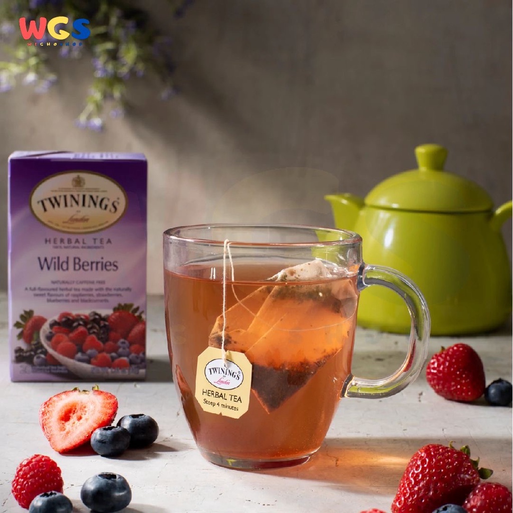 Twinings of London Wild Berries Herbal Tea Caffeine Free 20s  x 2g