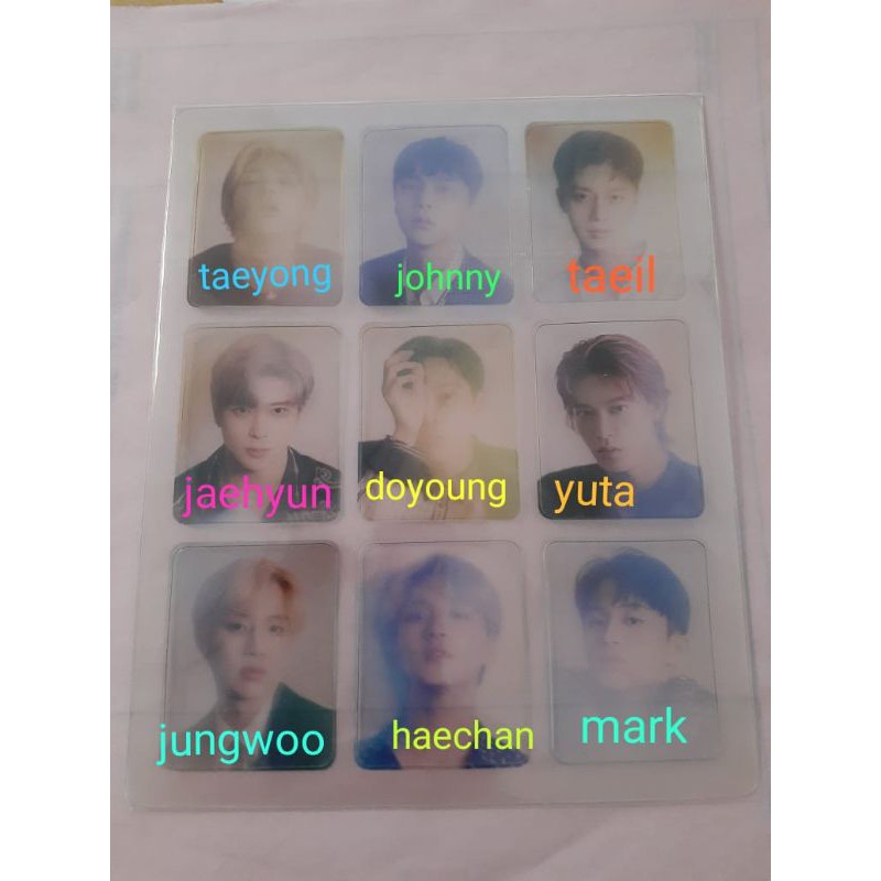 NCT 127 Transparent Sticker Dicon Magazine