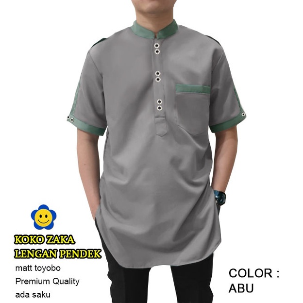 CTN BAJU MUSLIM KOKO ZAKA PENDEK TERMURAH BEST SELLER