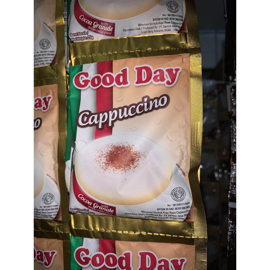 Good Day Cappucino Renceng isi 10 Sachet