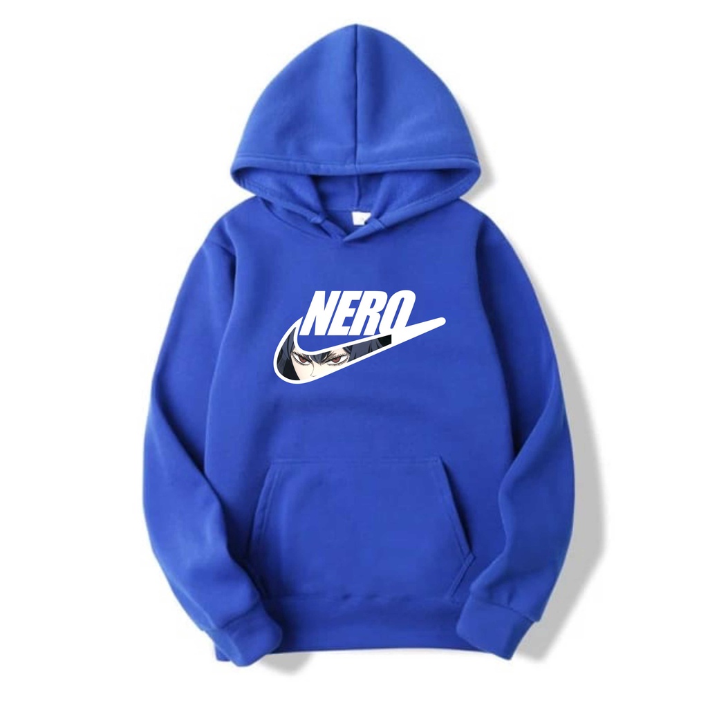 NERO Sweater Hoodie II NERO Jumper Hoodie II Sweter Oblong Topi Sz M - XL ( Pria &amp; Wanita / Anak &amp; Dewasa )