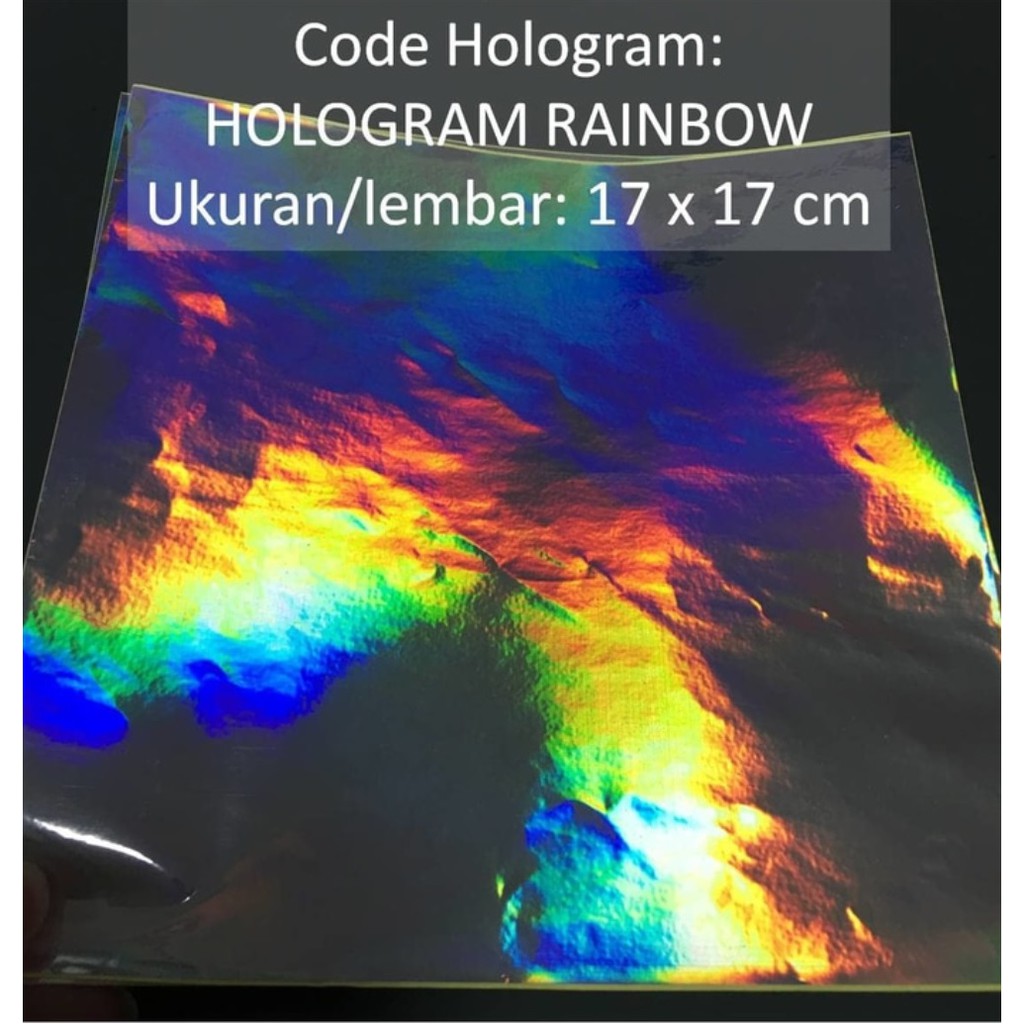 

STICKER HOLOGRAM RAINBOW