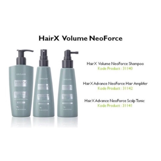 Oriflame Neoforce / shampo anti rontok / penyubur rambut