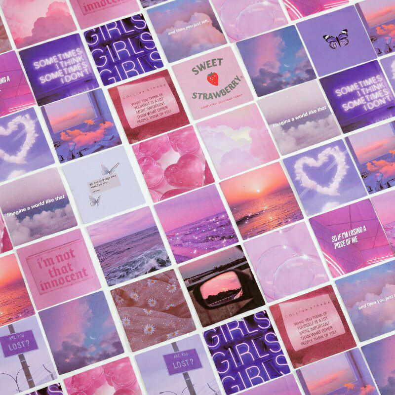 

Pink Sunset Sticker Piece - Stiker Ecer / Sharing