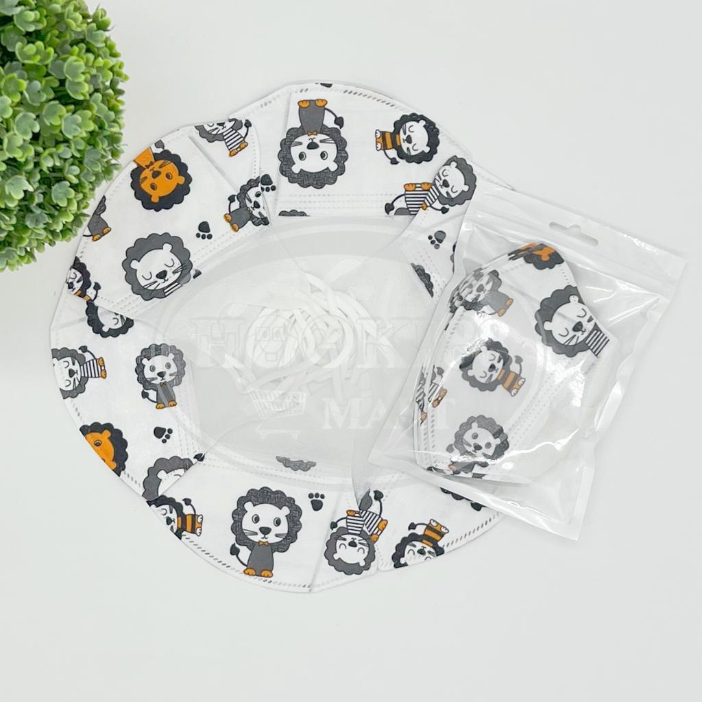 Masker Duckbill 3Ply Anak Motif Earloop Disposable Mask Isi 10 Pcs