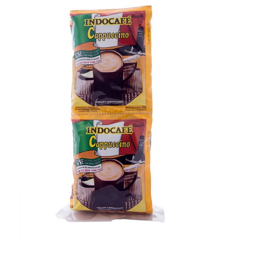 

Langsung Kirim ♞ Indocafe CAPPUCINO Renceng isi 10 Pcs***