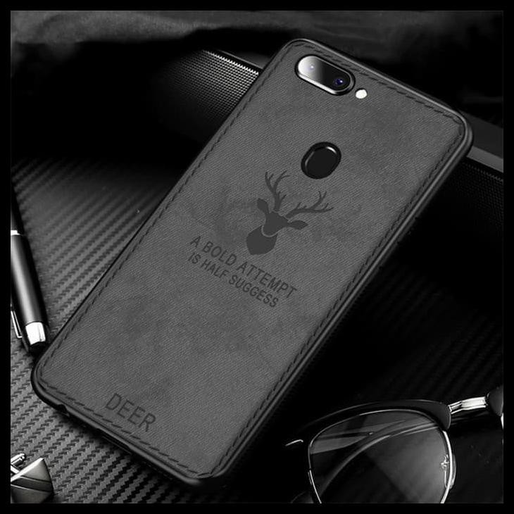 Cuci Gudang Hard Case Handphone Case Oppo F9 Pro Plus Softcase Casing Hp Back Cover Leather Tpu Deer