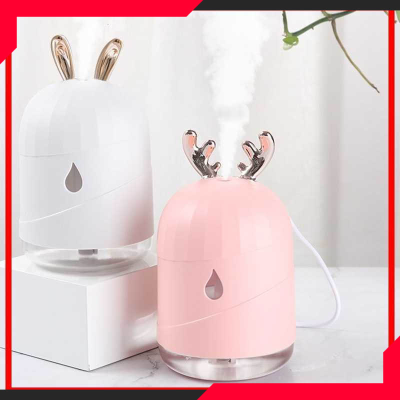 Mall Berlato Air Humidifier Aromatherapy Diffuser Cute Design 220ml K-H160 Pelembab Ruangan Aroma