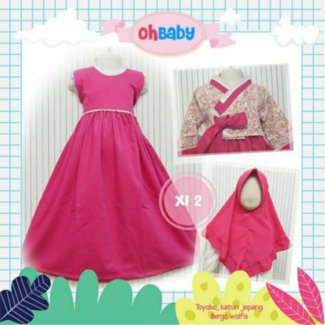 2 3th TERMURAH SET SETELAN BAJU GAMIS ANAK PEREMPUAN 2 3th TERMURAH SET SETELAN BAJU GAMIS ANAK PEREMPUAN