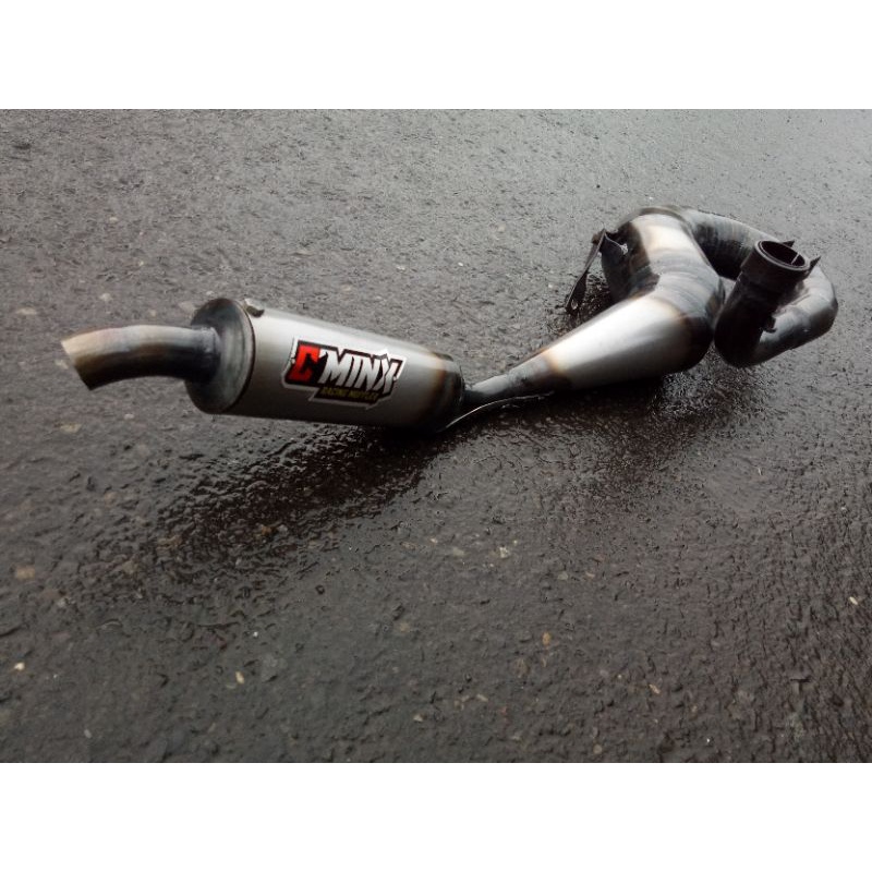 knalpot standar racing vespa buang knan panjang by c'minx