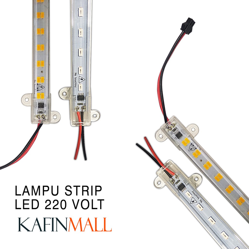 LAMPU LED STRIP Tube Light AC220V  TUBE BAR LAMP 100CM Dekorasi Rumah