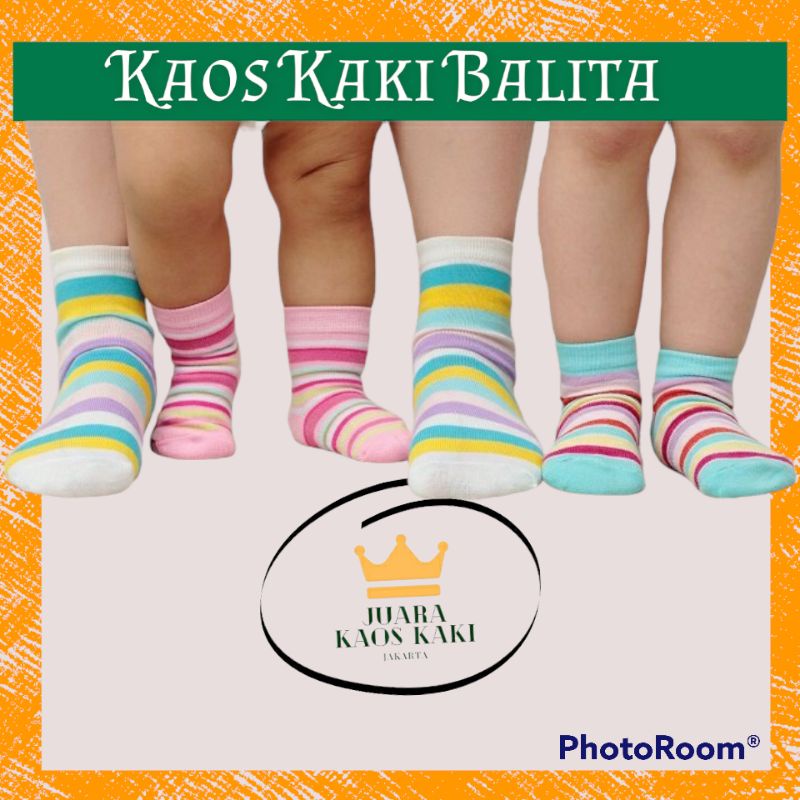 Kaos Kaki Anak Bayi 0-6 Bulan Balita Cewe Cowo Motif Lucu Murah Kaoskaki