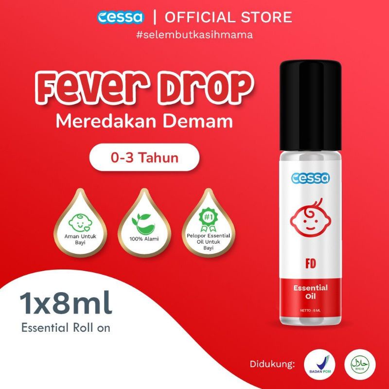 Cessa Fever Drop Essential Oil | Pereda Demam Bayi