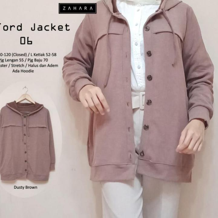 Terbaik.. Jacket Hoodie Jaket Basic Polos Panjang Wanita / Jaket Cardi Full Kancing Aktif Tebal Adem