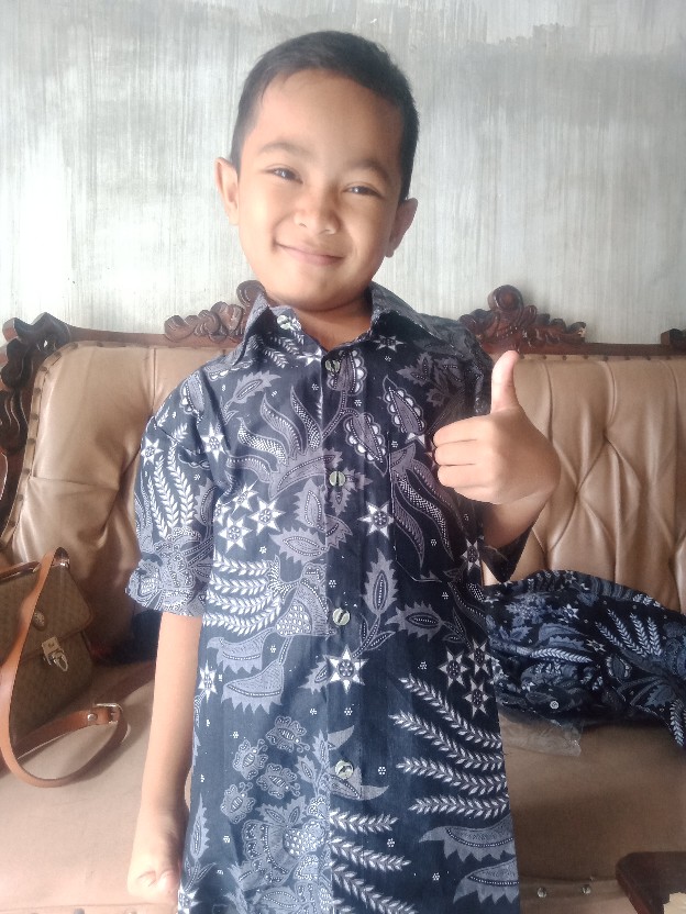 Batik Couple Keluarga Sania Ruffle Ori Ndoro Jowi Dnt