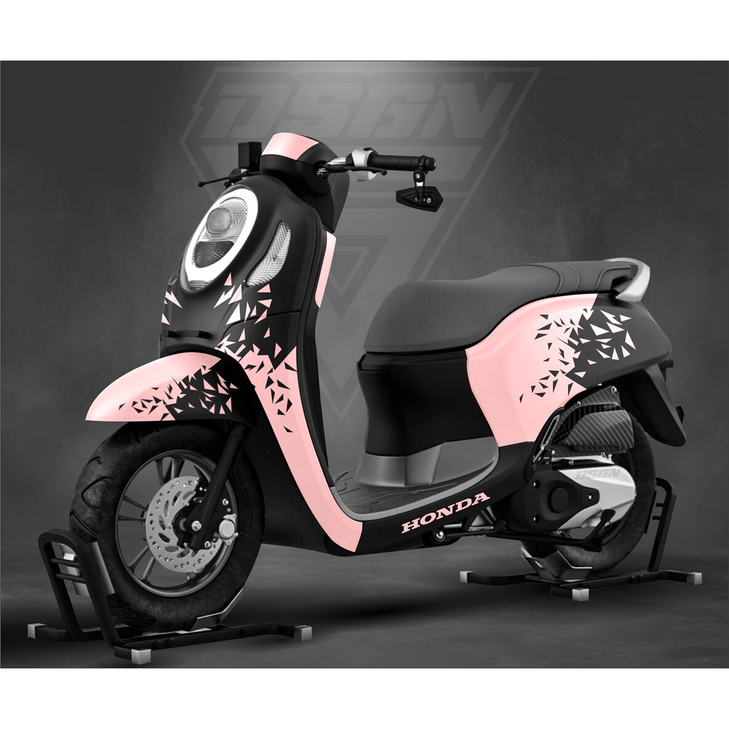 Jual Decal scoopy full body Full Blok Decal Scopy Dekal New Fi 2021