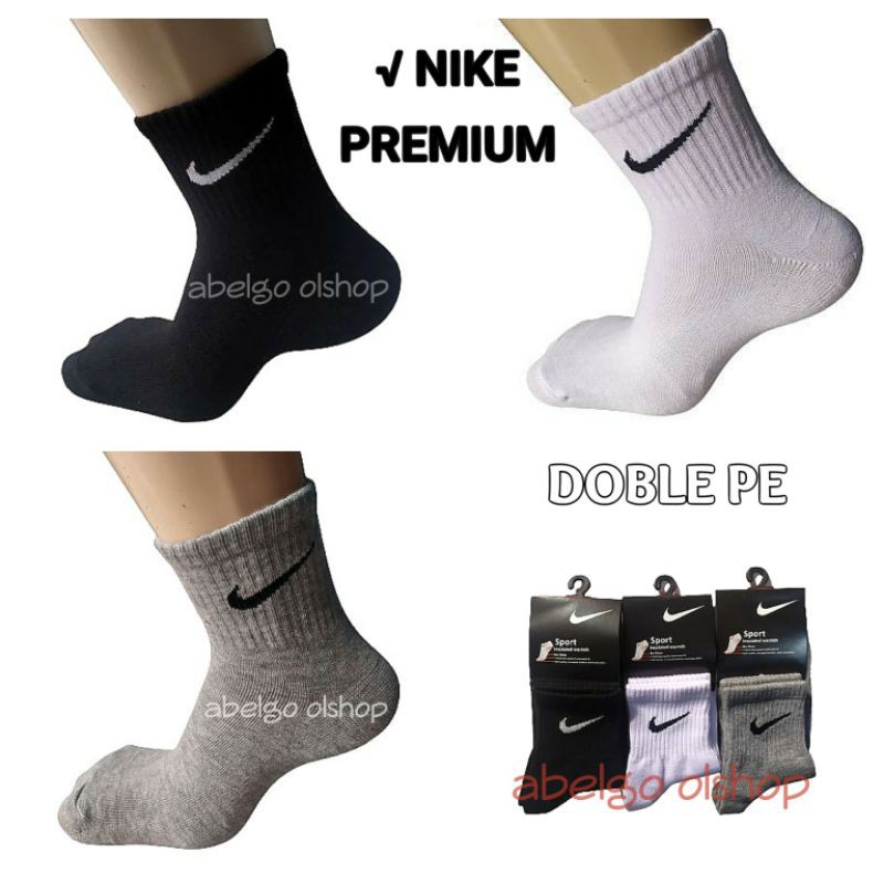 kaos kaki Nike sport premium spandex PE Lembut elastis-ukuran 3/4