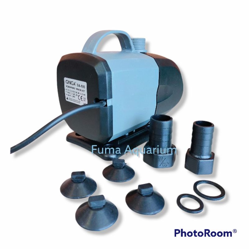 GINGA105 GA-105 POMPA CELUP FILTER KOLAM AQUARIUM AIR TERJUN LOW WATT POWER HEAD SUBMERSIBLE PUMP