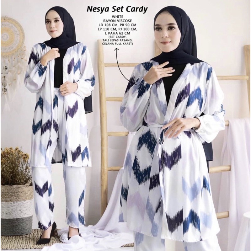 NESYA SET CARDY - PAJAMAS SYARI - HOMEY SETELAN - BRIE NUMA CARA ARUNA
