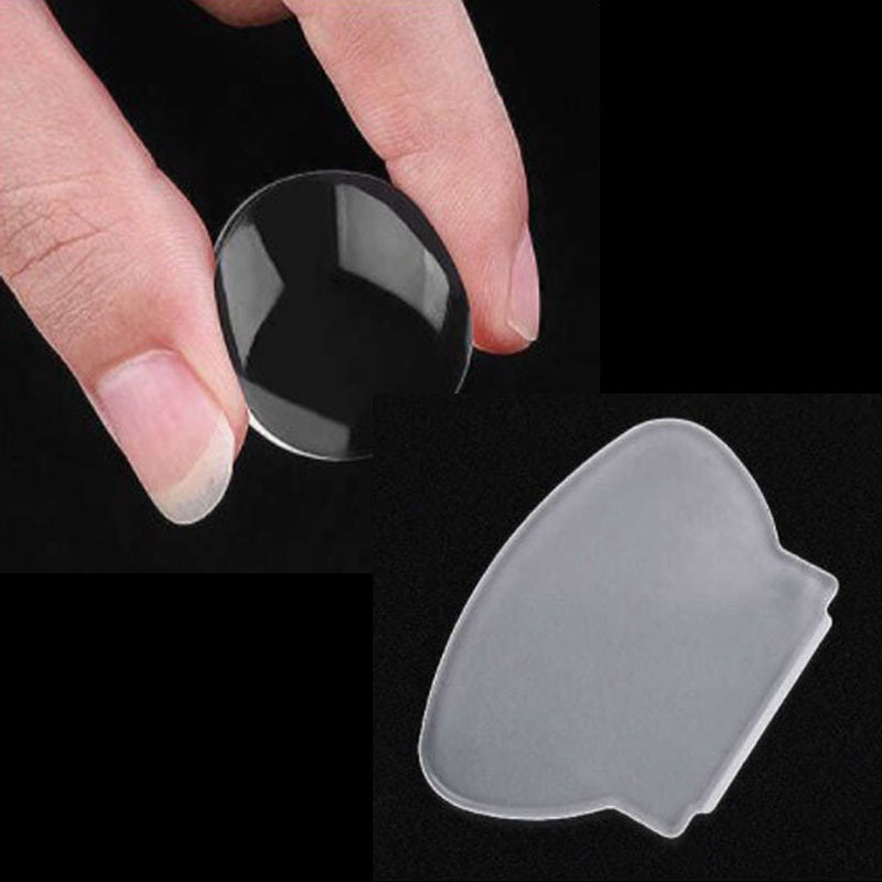 [Transparent Silicone Nail Art Stamping Kit] [DIY Nail Art Seal Tools ] [Professional Manicure Accessories]