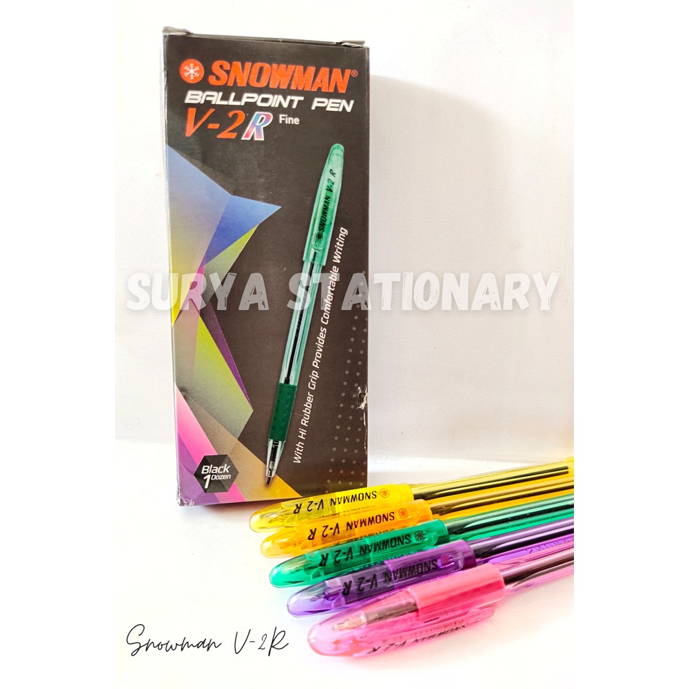 

(PAK) Pulpen Snowman V-2R / Bulpoin Snowman V-2R/ Bulpen Snowman