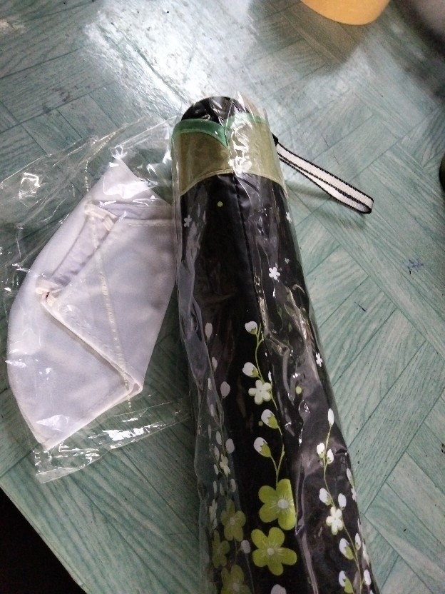 Payung Lipat Anti Sinar Uv Paradise Original Motif Kembang Bahan Vinyl