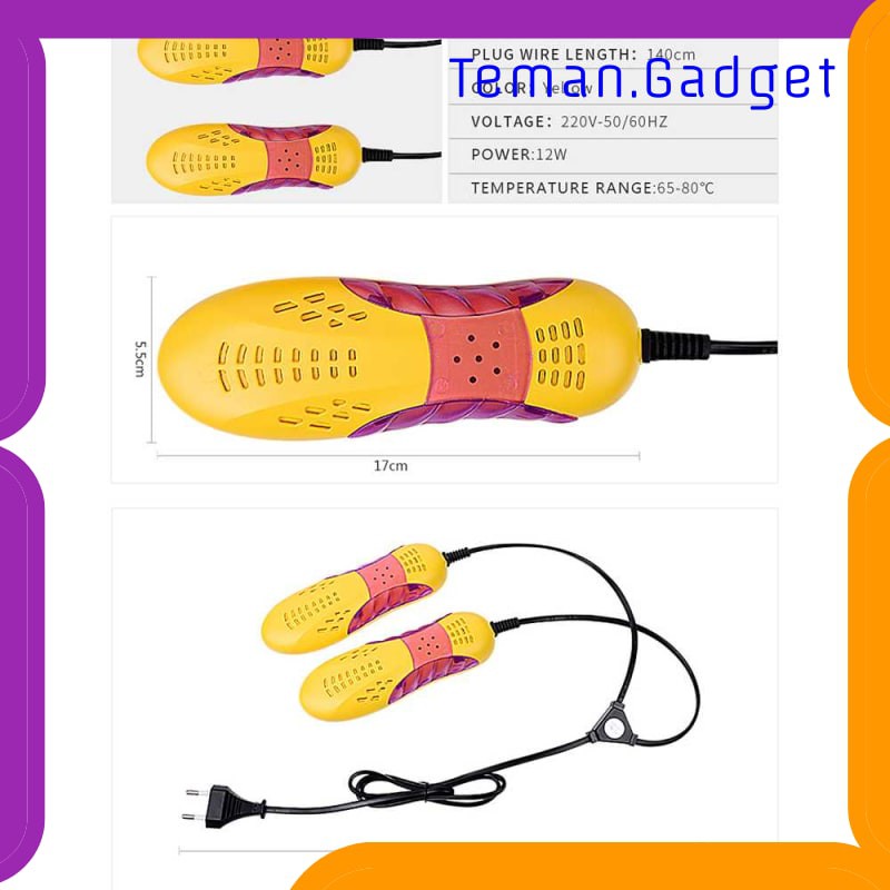 TG-FC026 Pengering Sepatu Elektrik Penghilang Bau Odor Dehumidify - AD