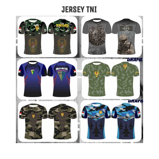 JERSEY JUNIOR TNI KAOS ANAK LORENG TNI AD TNI AU TNI AL POLISI MILITER (JUNIOR)
