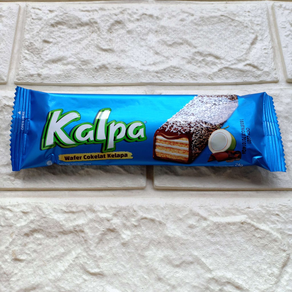 

Kalpa Wafer Cokelat Coklat Kelapa Sachet 24gr Makanan Ringan Snack Cemilan Biskuit Biscuit 24 gr g