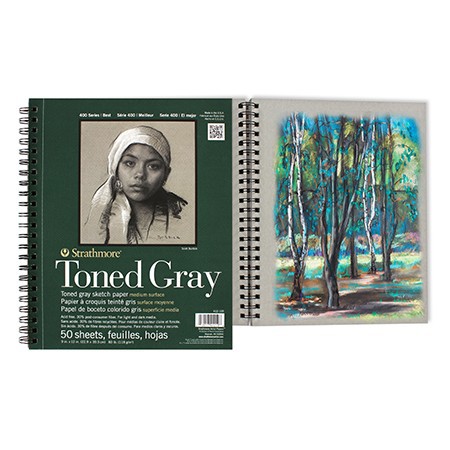 Strathmore - Toned Gray Sketch Pad 400 series