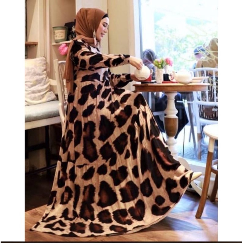 BEST SELLER Gamis Rayon Diamond Viral Motif Terbaru L.D 110 - 120cm Jumbo