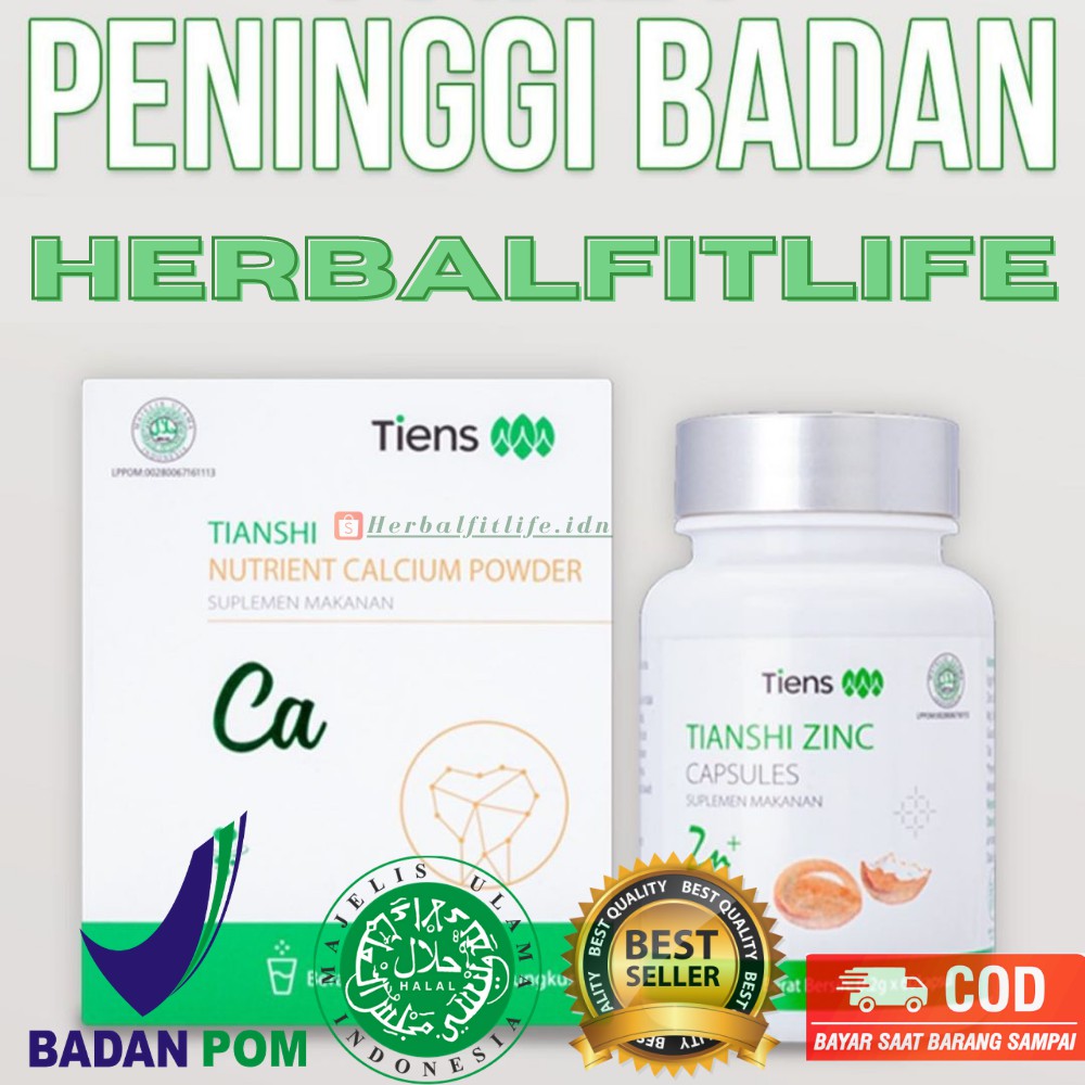 

Peninggi Badan 100% Ampuh Permanen Herbal Alami Herballife Tiens Original Supergrow Hypergrow