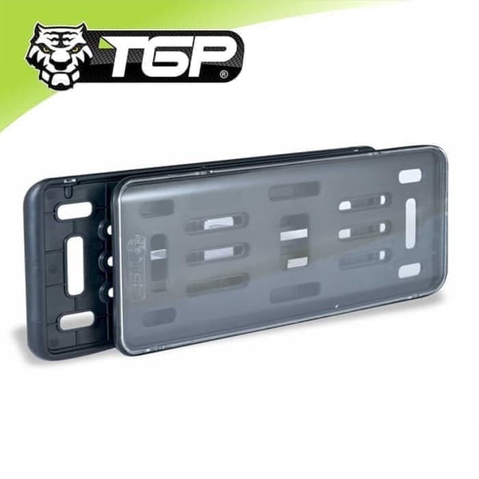 Dudukan / Cover Plat Nomor Motor TGP EDGE COVER New Model Akrilik