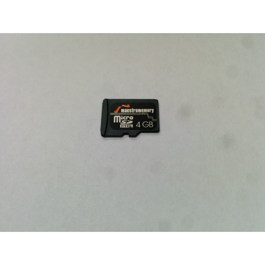 MicroSD 4GB Maestro Class 6 Chip Only (Memory HP)