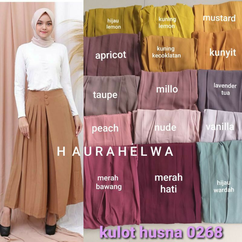 kulot rok original husna murah