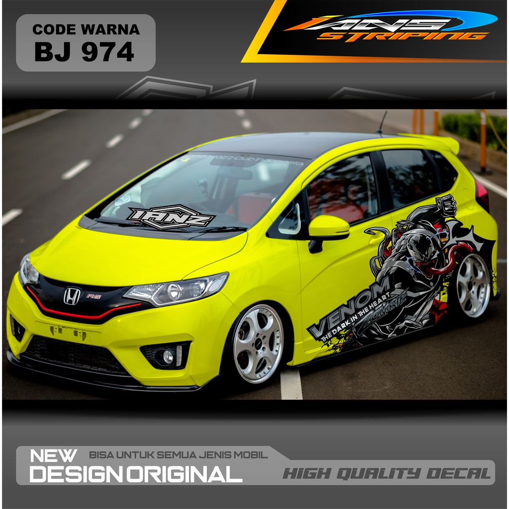 DECAL STICKER MOBIL JAZZ / STIKER MOBIL BRIO / DECAL STIKER MOBIL SWIFT / STIKER MOBIL TOYOTA / DECAL STICKER MOBIL / STIKER YARIS AYLA