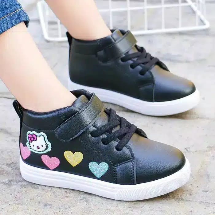 AlFathr Shoes - Sepatu sneaker Kets anak boots Kitty love