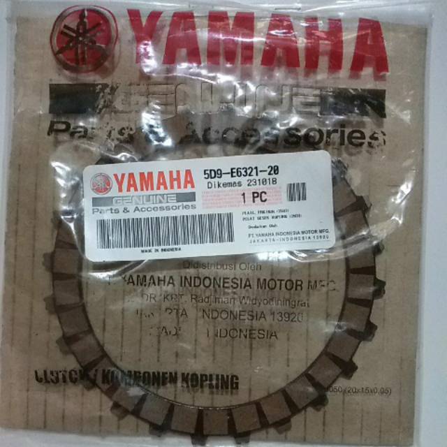 Kampas Kopling Yamaha Vega ZR 2011 5D9 E6321 20 HARGA PER BIJI