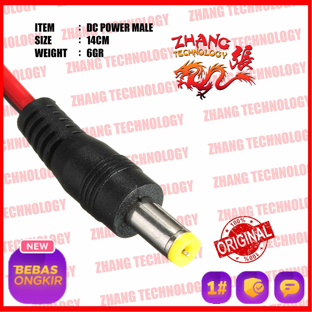 [ ZHANG TECHNOLOGY ] DC POWER KABEL MALE ORIGINAL