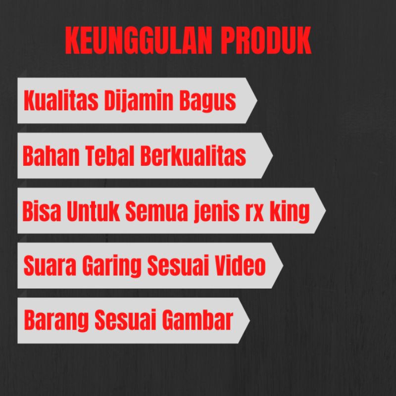 Knalpot Rx king Standar racing B pass knalpot B pazz knalpot B-pazz Bpazz rx king-1