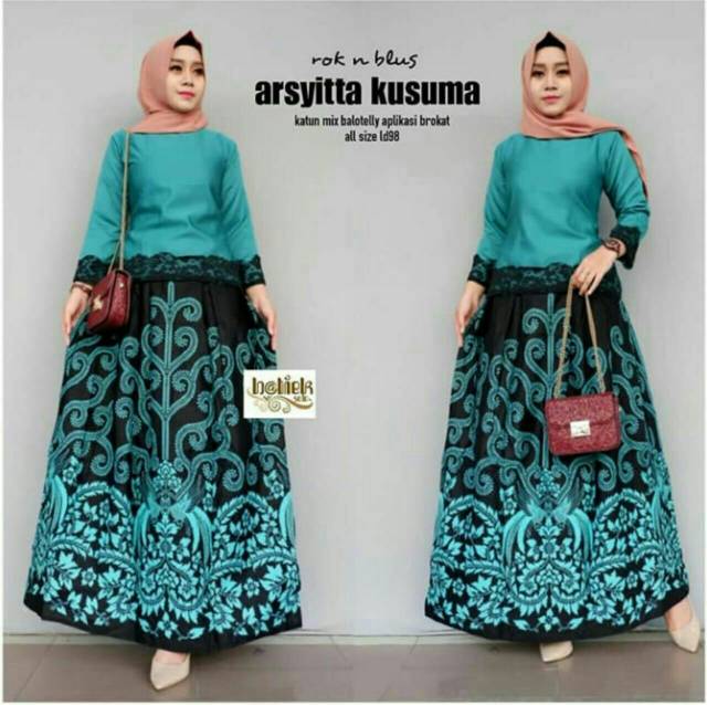 GROSIR BATIK ROK N BLUS ARSYITTA KUSUMA