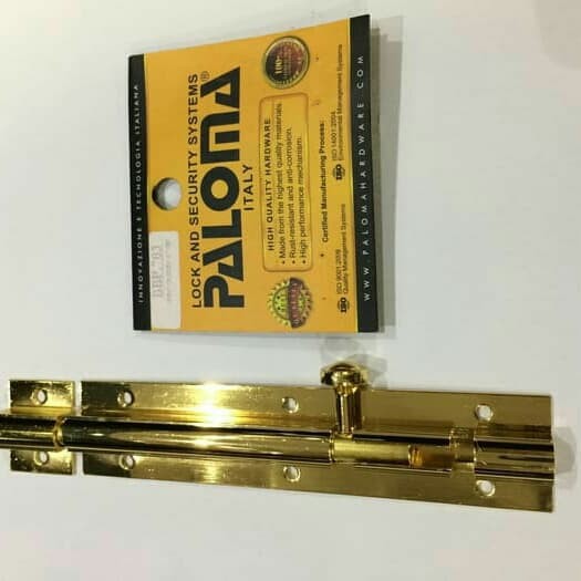 Grendel pintu Paloma BBP 703  6" Gold