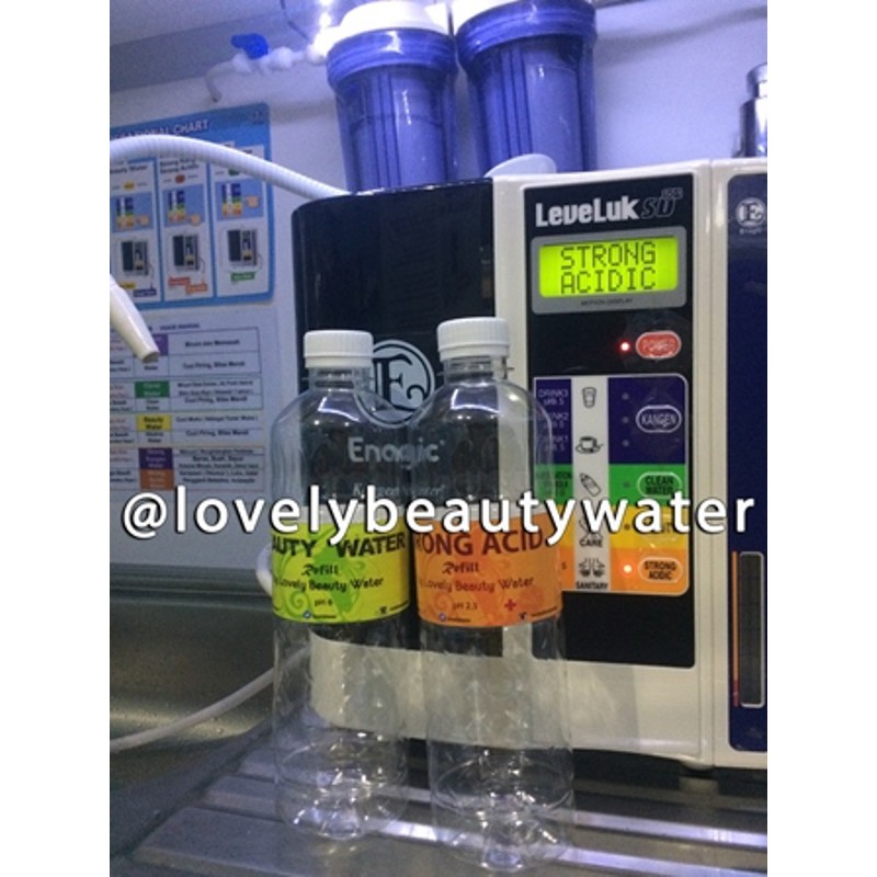 Paket Beauty Water Strong Acid 600 ml Langsung Dari Mesin Kangen Water Enagic