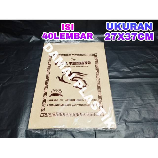 Kertas Nasi Coklat Warteg Uduk 40 Lembar