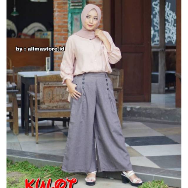 Celana Kulot Gabriell Katun Supernova SUPER PREMIUM Bawahan Wanita Berkualitas-3