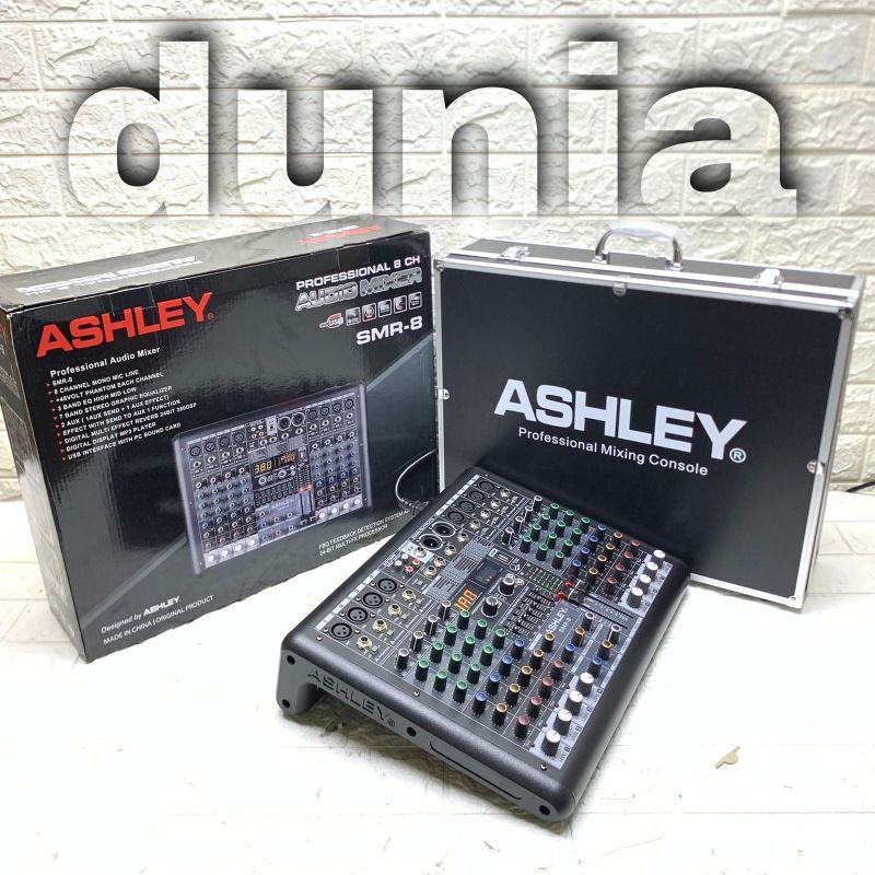 Mixer Audio Ashley SMR 8 Original 8 Channel Bluetooth