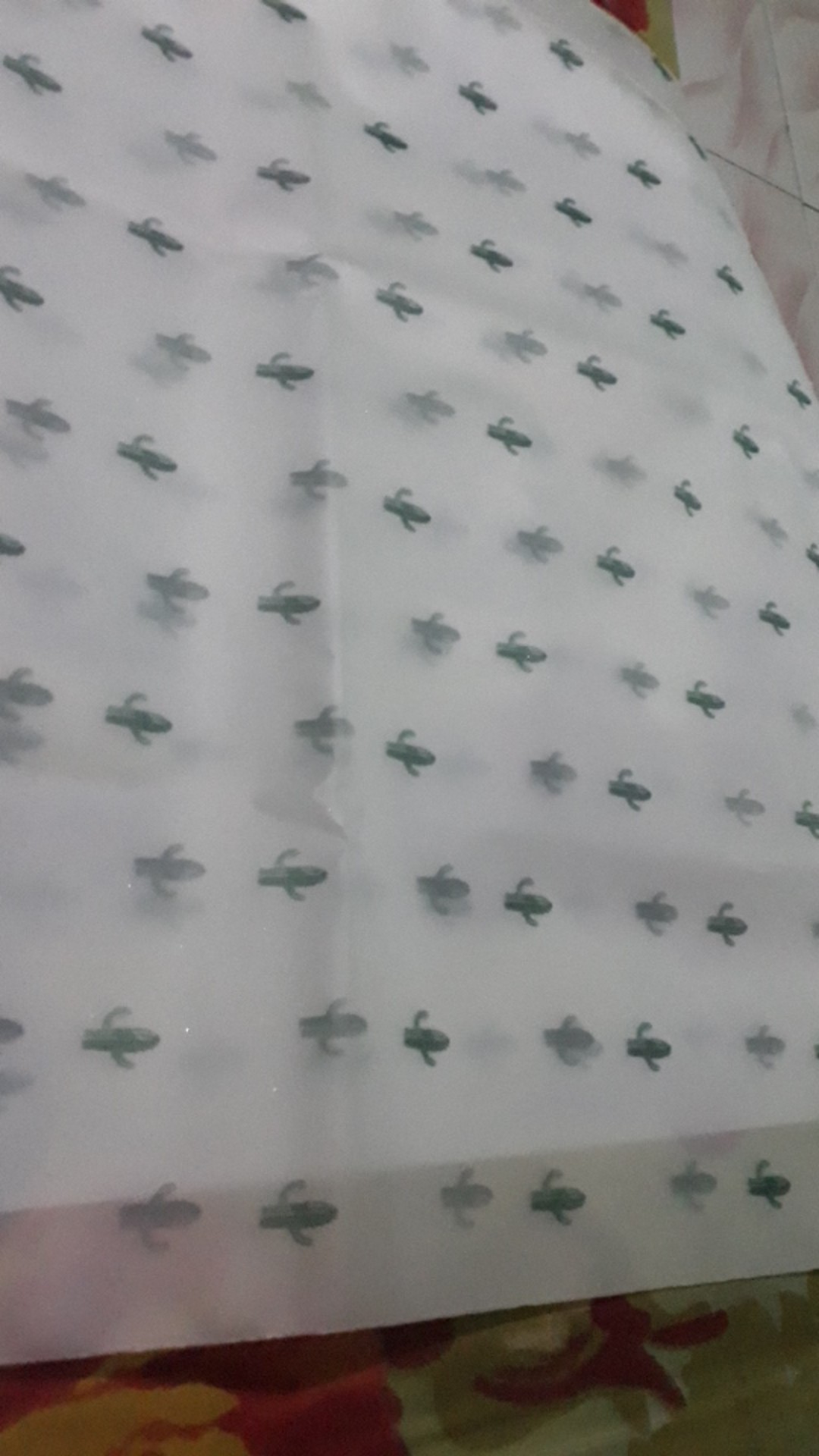 Cactus Zipper Storage Bag / Kantong Plastik Putih Transparan Serba Guna Motif Kaktus