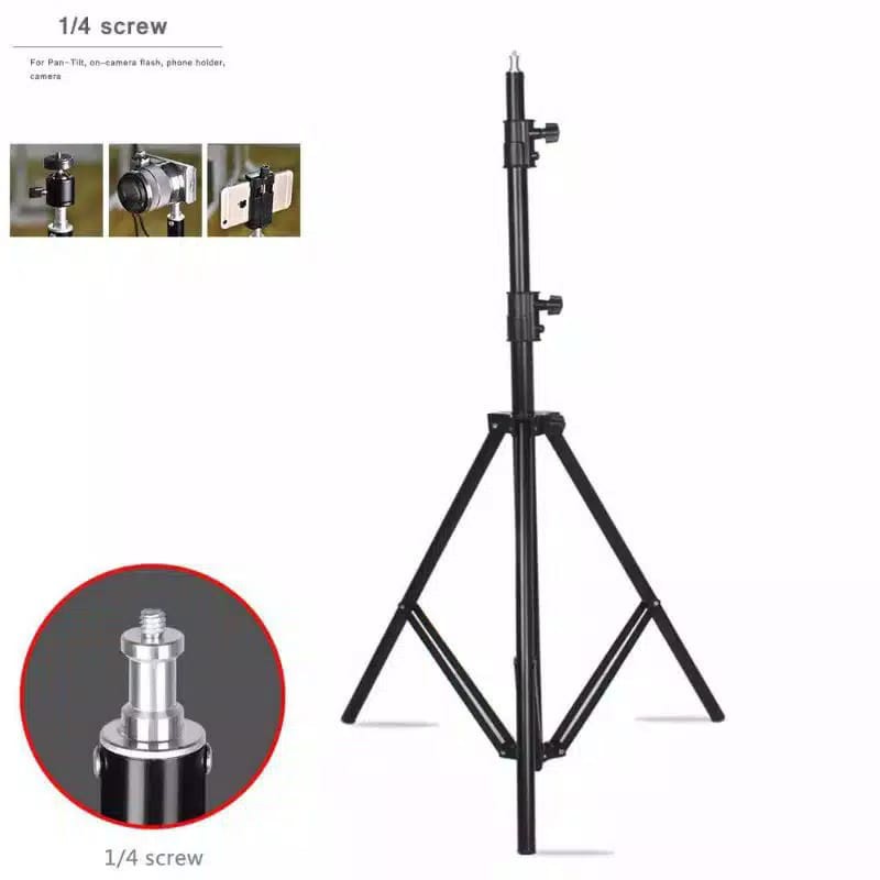 Tripod Handphone 3130/3118  Stand Universal HP dan Kamera Free Holder U Bahan Besi