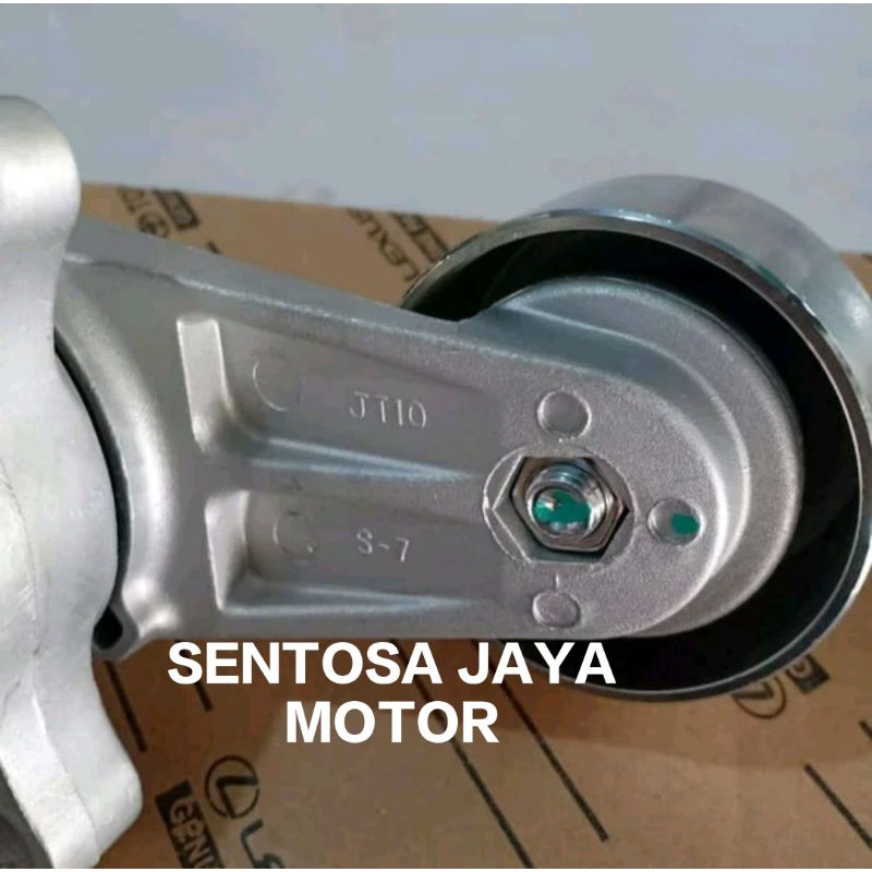 Tensioner Assy Fanbelt Fan Belt Toyota Innova Fortuner Hilux Bensin Th 2004-2015 Original