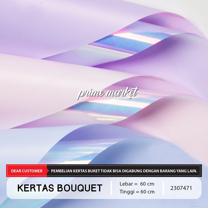 

Buket Bunga 2 Warna / Kertas Buket / Flower Wrapping / Bouquet Shining Crystal (2307471)